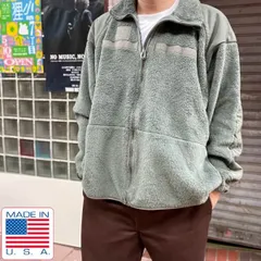 実物 米軍 ECWCS GEN3 LEVEL3 ポーラテック フリース ジャケット XL-R USA製 アメリカ製 フォリッジグリーン 緑系 D148-18-0033ZV