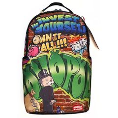 【2025FALL】SPRAYGROUND スプレイグラウンド x モノポリー MONOPOLY MAN GRAFFITI BACKPACK バックパック リュックサック 鞄 カバン バッグ