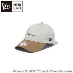 キャップ 帽子 レディース ニューエラ NEW ERA Women's 9TWENTY ロングバイザー Stretch Cotton Washable Handwritten Logo ゴルフ アウトドア 旅行 日本正規品