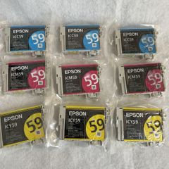 エプソン IC5CL59純正 ブラック欠品9個セット 新品未開封クマ