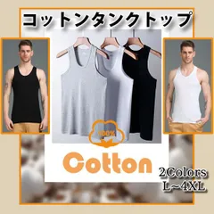 【在庫限り】メンズ 大きいサイズ タンクトップ 無地 スリムフィット スポーツ ジム