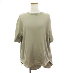 ザ リラクス THE RERACS 21SS Tシャツ カットソー オーバーサイズ バックデザイン 半袖 丸首 無地 コットン ベージュ 36のサムネイル