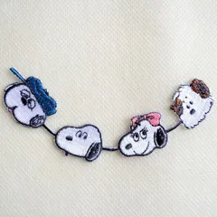 ラインワッペン スヌーピー ブラザーズ オラフ ベル アンディ S02Y2961 大人向け 子供向け アップリケ アルファベット グッズ リュック イニシャル 入園 名前 キャラクター