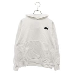 LACOSTE (ラコステ) ×mastermind マスターマインドフェルトロゴワッペン プルオーバーパーカー ホワイト
