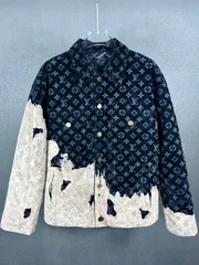 【本日限定特価】Louis Vuitton 24SS メンズ ジーンズジャケット クラウドプリント キルティング 46-52 [本日特価|新品未使用品]