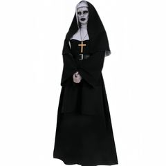【人気商品】コスプレ コスプレ コスプレ コスプレ コスプレ ハロウィン ハロウィン ハロウィン 523 コスチューム コスチューム 忘年会 演劇 シスター シスター コスプレ シスター コスプレ衣装 黒 黒 シスター服 死霊館のシスター [NSPSTT]