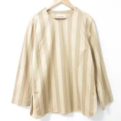 美品 マリメッコ Jokamies レディースL相当 長袖 ストライプシャツ 緑 美品 マリメッコ Jokamies レディースL相当 長袖 ストライプ