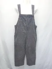 ◇ Θ blue willow ブルーウィロー コーデュロイ サロペット サイズ表記なし チャコールグレー系 レディース E  【1507160008253】