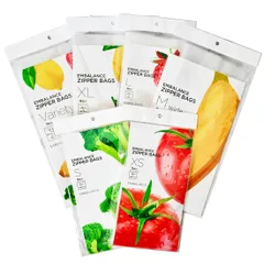 エンバランス ジッパーバック 鮮度保持袋（チャック付き ）日本製 保存袋 野菜 袋 食品保存袋 鮮度パック 国産 BPA フリー