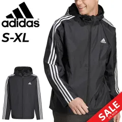 アディダス ウインドブレーカー メンズ adidas ESS 3S ウーブンジャケット 裏メッシュ アウター フルジップ フーディ 男性 ウィンドジャケット ウインドブレーカー 上着 スポーツウェア スポーティ メンズ ウェア 服 ジャンバー/NDX47