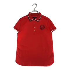 中古 レディース キャロウェイ Callaway 半袖ポロシャツ LL 赤 レッド