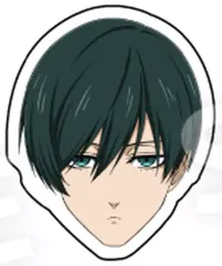 【中古】アクセサリー(非金属) 糸師凛 「ブルーロック キャラ面 アクリル指輪」