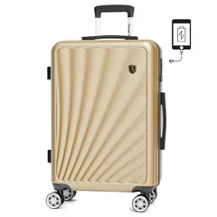 [New Trip] キャリーケース スーツケース 機内持ち込み ストッパー付き キャリーバッグ 大型 sサイズ 2泊3日 ケース キャリー 軽量 大容量 3泊4日 luggage suitcase 1泊2日 ファスナータイプ 静音ダブルキャスター TSA 0