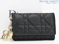 極美品 DIOR 4連キーケース カナージュ キルティング ゴールド レザー 黒 楽天市場】【未使用品】 ディオール キーケース 4連 キーリング