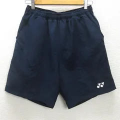 H■ヨネックス/YONEX スポーツパンツ ハーフパンツ バドミントン・卓球【M】紺/MENS■21【中古】