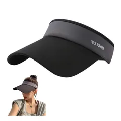 【人気商品】サンバイザー レディース UVカット キャップ つば広 [Weuiean] 帽子 紫外線対策 日焼け防止 弾性コード付き サイズ調整 軽量 男女兼用 SHSE-016