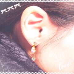 ☆羽モチーフピアス☆