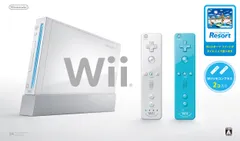 Wii本体 (シロ) Wiiリモコンプラス2個、Wiiスポーツリゾート同梱【メーカー生産終了】(中古品)