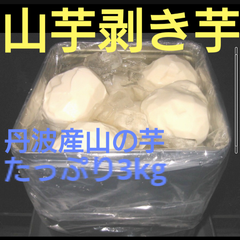 ⭐新芋⭐丹波産山の芋剥き芋3キロ