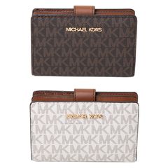 マイケルコース MICHAEL KORS 二つ折り財布 ジェット セット トラベル シグネチャー ビルフォールド レディース 35f8gtvf2b