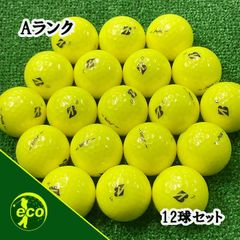 ロストボール ブリヂストン BRIDGESTONE TOUR B JGR 2023年 イエロー 12球 【Aランク】 ゴルフボール