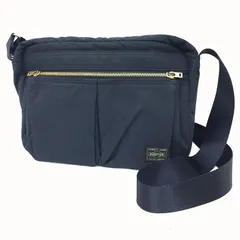 PORTER ドラフトショルダーバッグ ナイロン ゴールド金具 ネイビー DRAFT(ドラフト) SHOULDER BAG | 吉田カバンホームページ