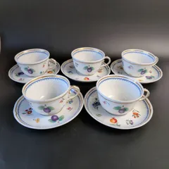 2025年最新】リチャードジノリ イタリアンフルーツ カップ&ソーサーの