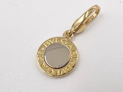 BVLGARI ブルガリ ブルガリブルガリ チャーム トップ 750 K18 イエローゴールド ホワイトゴールド 新品仕上げ