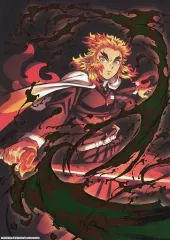 【中古】キャラカード 煉獄杏寿郎 特殊印刷イラストカード 「鬼滅の刃 全集中展 -無限列車編・遊郭編-」