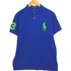 古着 ラルフローレン Ralph Lauren POLO RALPH LAUREN CUSTOM FIT ビッグポニー 半袖 ポロシャツ メンズL相当/eaa560910