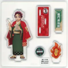 【中古】アクリルスタンド・アクリルパネル 竈門炭治郎 アクリルフィギュア 「鬼滅の刃×ピザーラ」 鬼滅の刃 ピザパック注文特典