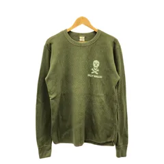 【中古】Buzz Rickson's JOLLY ROCERS ロンT L カーキ バズリクソンズ[10]のサムネイル