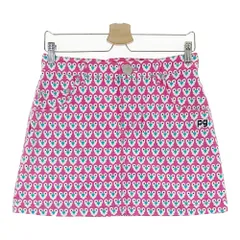 サイズ：1 PEARLY GATES パーリーゲイツ 30周年 ストレッチスカート ペンギン 総柄 ピンク系 [240101304879]# ゴルフウェア レディース ストスト