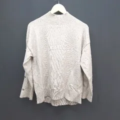 ◇ ragout ラグアウト 無地 綺麗め 長袖 ニット サイズM ベージュ レディース E  【1304210003790】