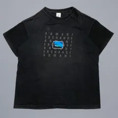 ARMANI EXCHANGE アルマーニ エクスチェンジ  Tシャツ M ブラック ロゴ柄 KT60-D2-KGのサムネイル