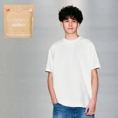 Hanes T-SHIRTS shiro クルーネックTシャツ ヘインズ シロ Ｔシャツ 25SS HM1-X201