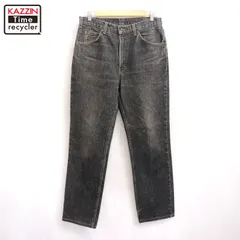 90s vintage Levi's 先染めブラック 619 デニムパンツ メンズ XLサイズ相当 ビッグサイズ オーバーサイズ