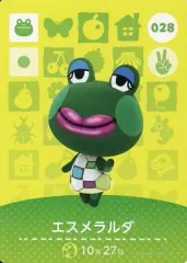 【中古】どうぶつの森amiiboカード 028：エスメラルダ