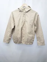 ◇ Θ OPAQUE.CLIP オペーク ドット クリップ ジップアップ 長袖 ジャンパー ブルゾン サイズM ベージュ レディース E  【1410230012275】