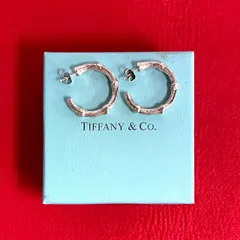 c672 美品希少オールドティファニー1996 バンブーピアス925
