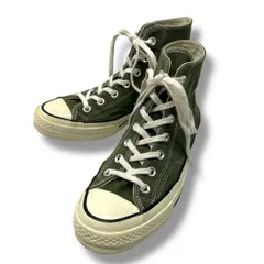 CONVERSE コンバース CHUCK TAYLOR ALL STAR70 HI チャックテイラー オールスター70 ハイカットスニーカー 159771C 緑 オリーブ 24.5cm レディース 春 ゴーゴー古着マルイ草加店 No.有B9258