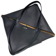 【K953】LOEWE(ロエベ)/パズル/フォルド/トートバッグ/XL/黒