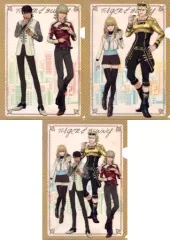 【中古】クリアファイル 集合 A4クリアファイル3枚セット 「TIGER ＆ BUNNY 2×ローソン」