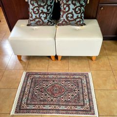 ペルシャ絨毯 ヤラメ産 座布団 サイズ 41/44cm - メルカリ