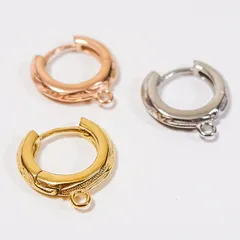 パーツ ハワイアンジュエリー ピアス ハンドメイド 片耳用 サージカル ステンレス 金属アレルギー対応