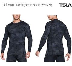 テスラ　ラウンドネックスポーツシャツ　MUD31　WBK　3XL