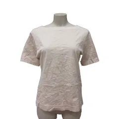 カルバンクライン CALVIN KLEIN Tシャツ カットソー ボートネック 半袖 9 ライトベージュ /MSのサムネイル