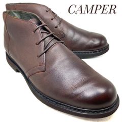CAMPER カンペール プレーントゥ（41）革靴 レースアアップ 本革 黒 