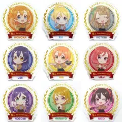 【中古】バッジ・ピンズ(キャラクター) 全9種セット 「セガコラボカフェ ラブライブ!シリーズ 9th Anniversary! アクリルバッジ(μ’s カフェデフォルメ)」