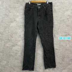 RIDERS BY Lee ブラック RELAX FIT ジップフライ デニムジーンズパンツ 実寸W32in USA 海外輸入 古着 SK10198